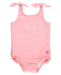 Pink Tie One Piece Swimsuit