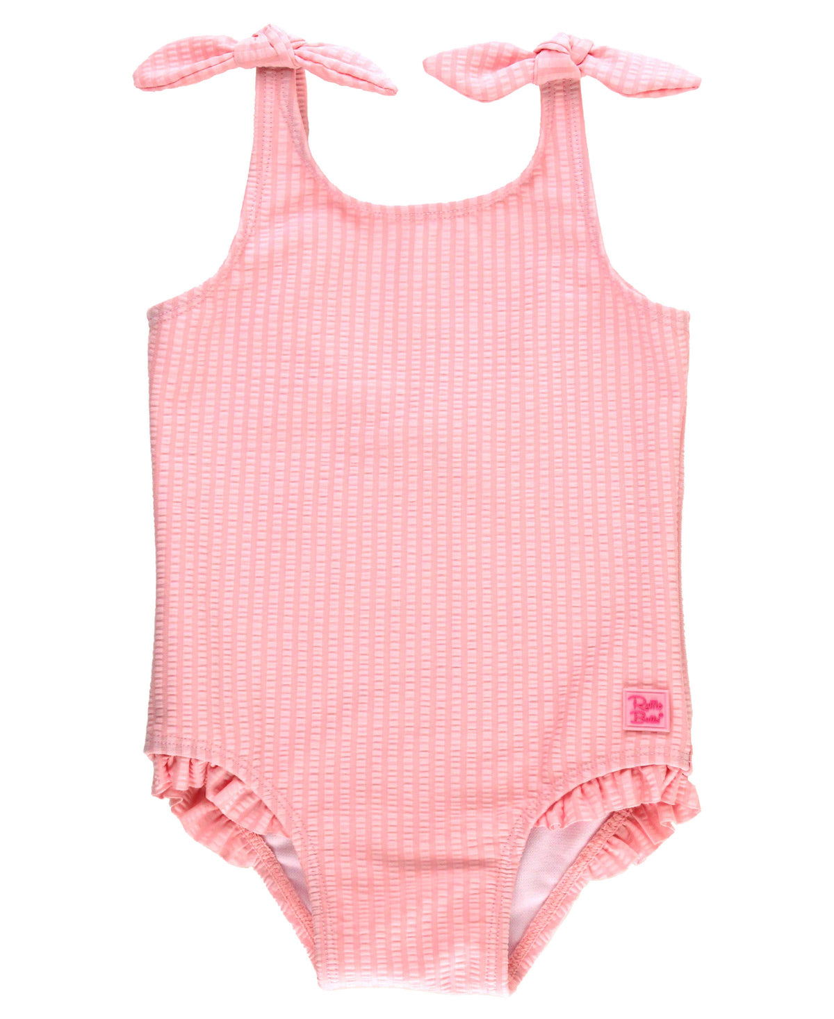 Pink Tie One Piece Swimsuit