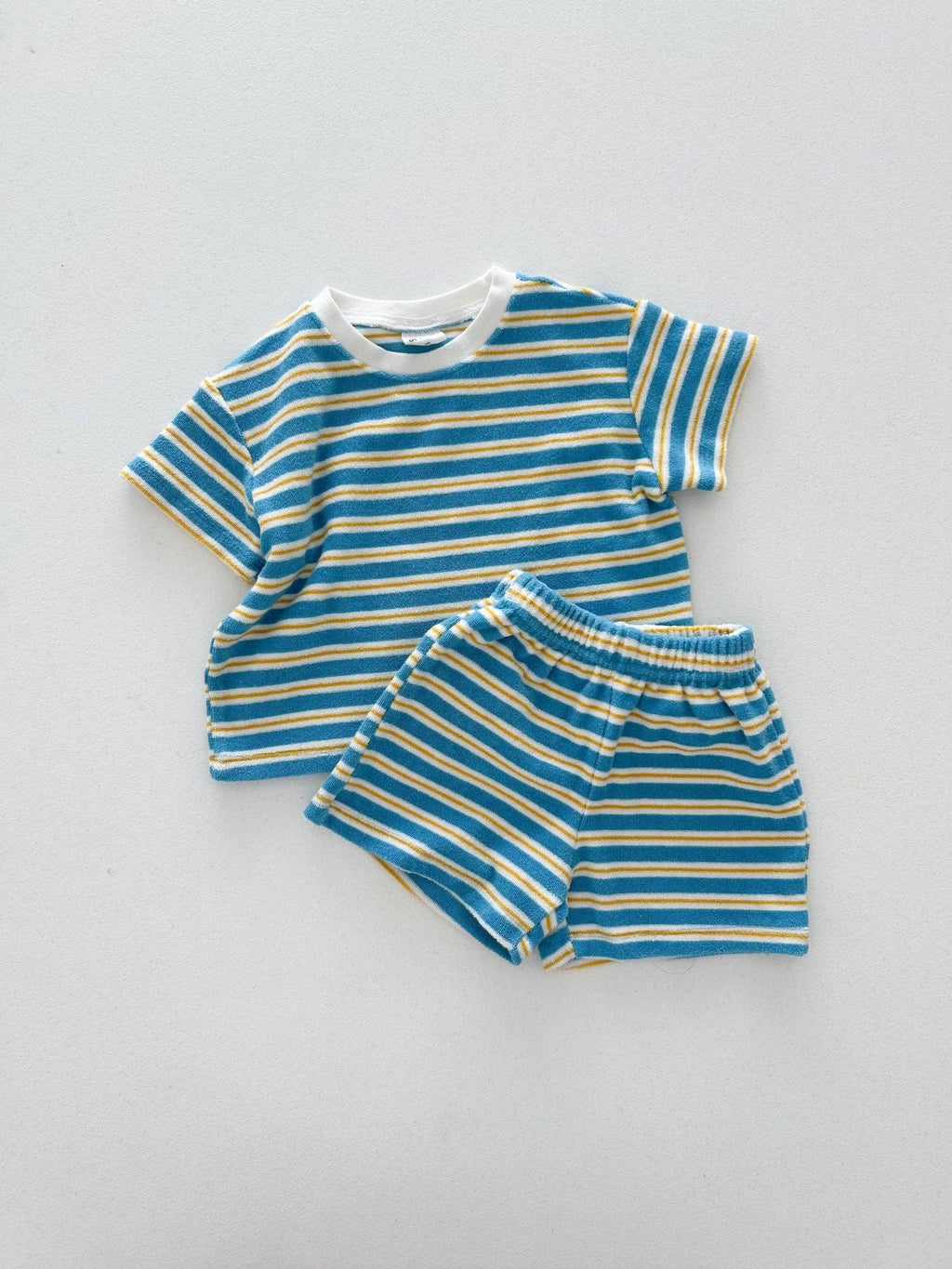 Terry Cloth Stripe Set - Blue Stripes