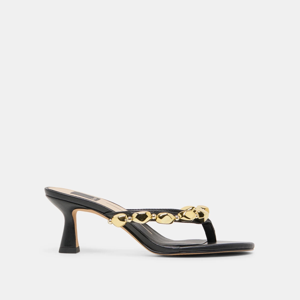 Daksie Heels - Black Leather