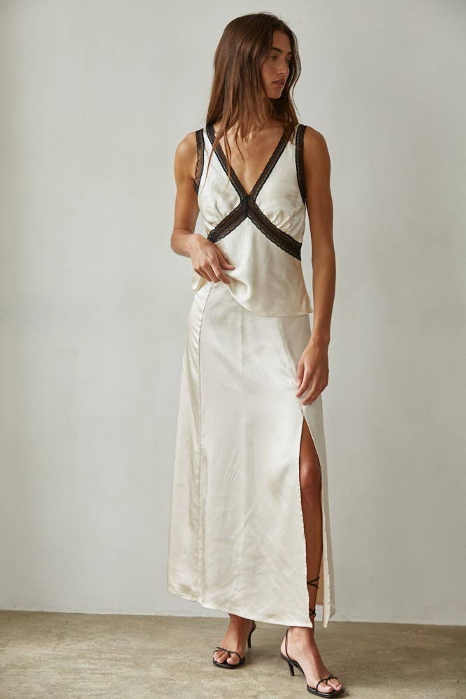 Tessa Lace Trim Tank