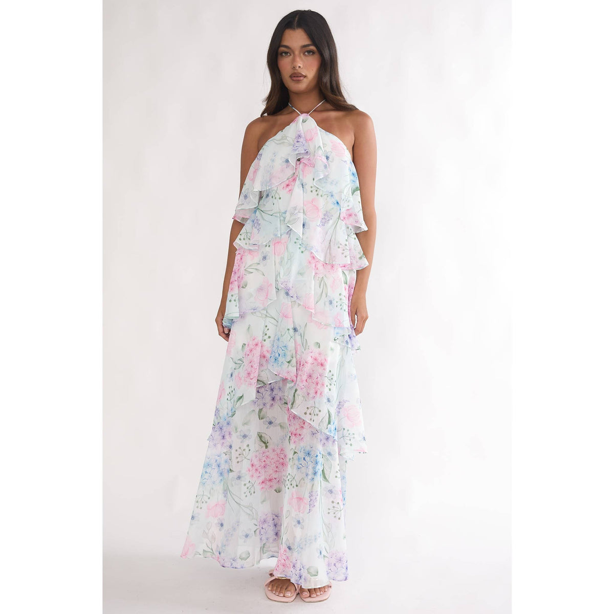 Lena Ruffled Maxi