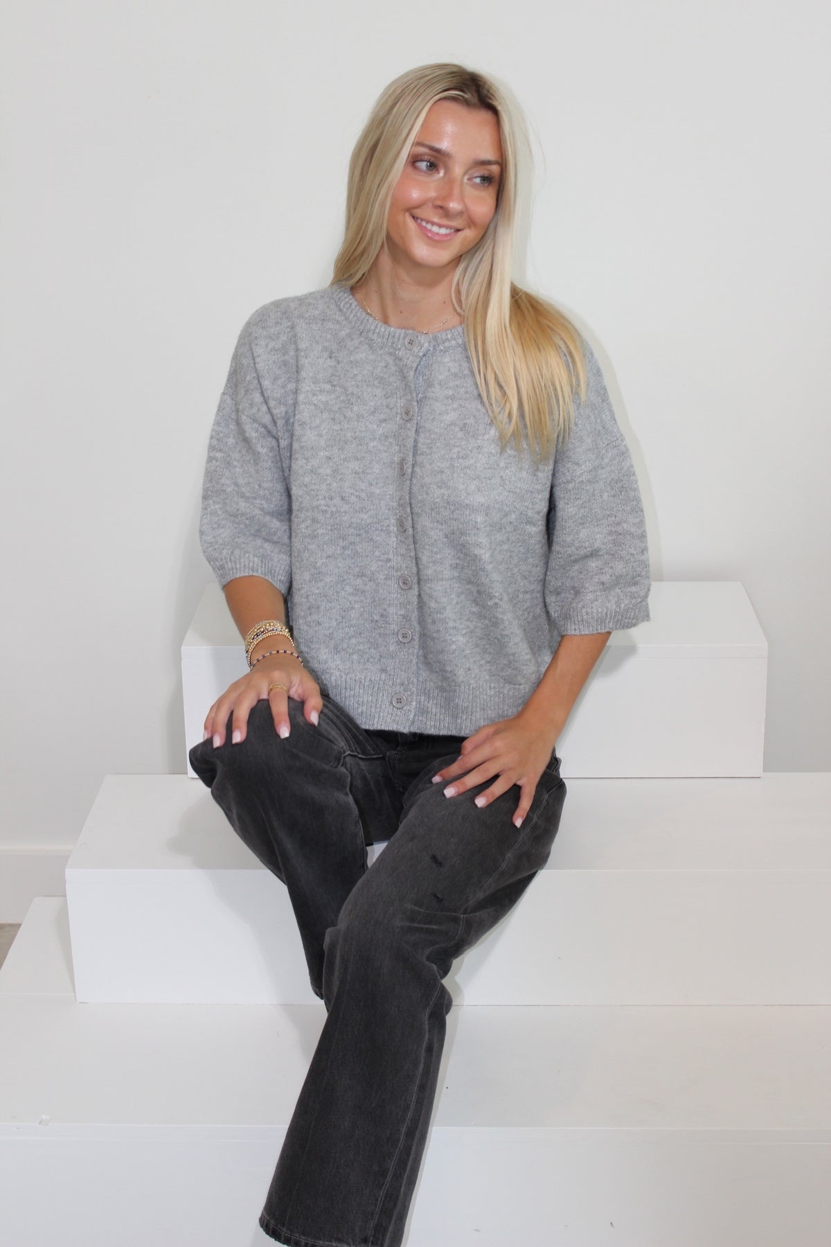 Kylie Button Up Sweater