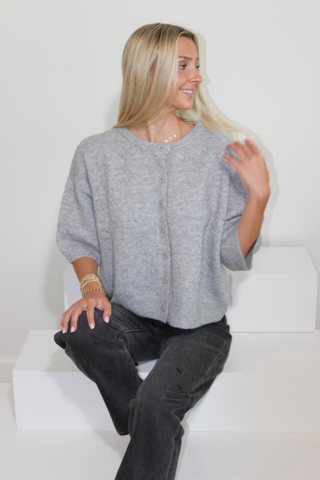 Kylie Button Up Sweater
