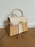 Wicker Mini Picnic Handbag