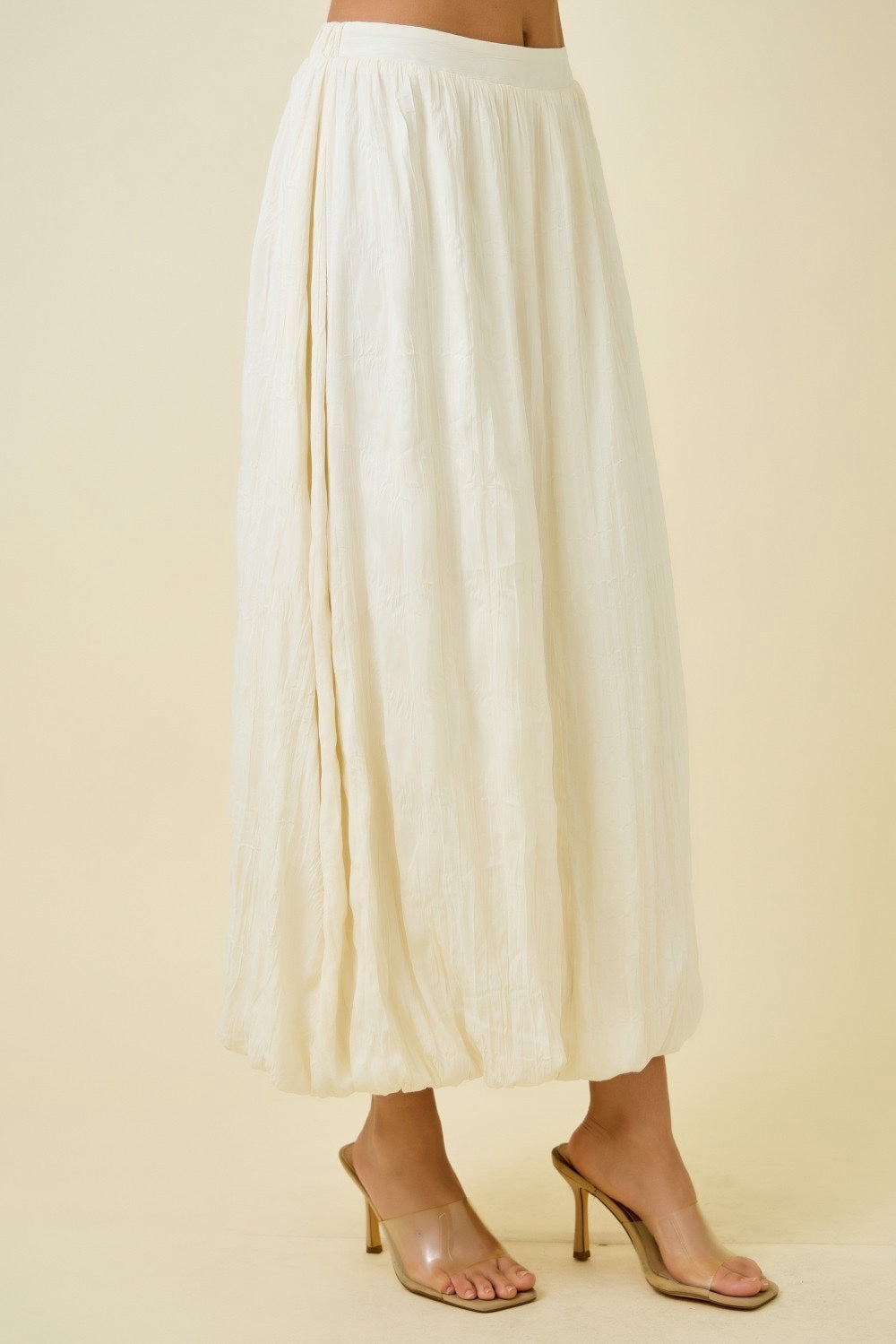 Ivory Bubble Skirt
