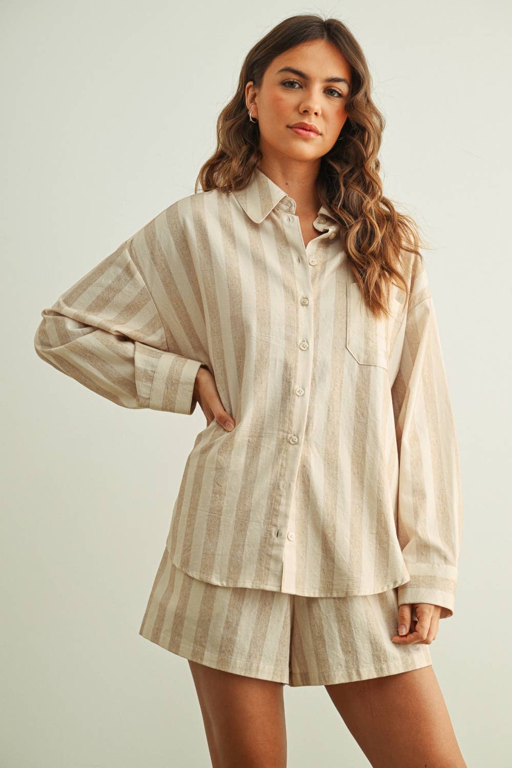 Striped Button Down