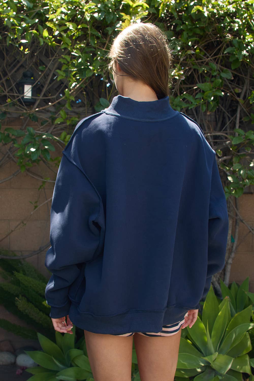 Lucky & Mallard Mock Neck Sweatshirt