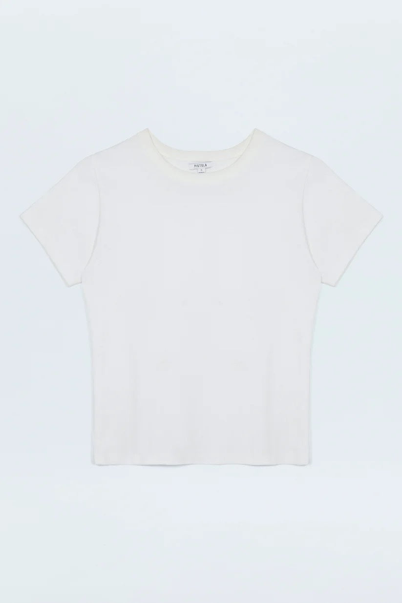 Alba Baby Tee in White