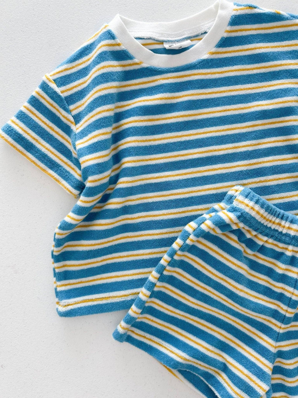 Terry Cloth Stripe Set - Blue Stripes