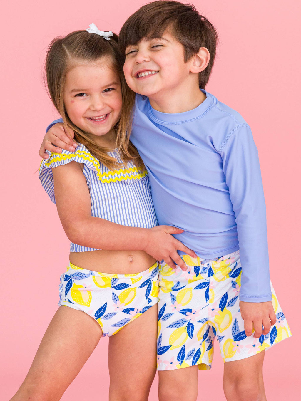 Boys Periwinkle Blue Long Sleeve Rash Guard