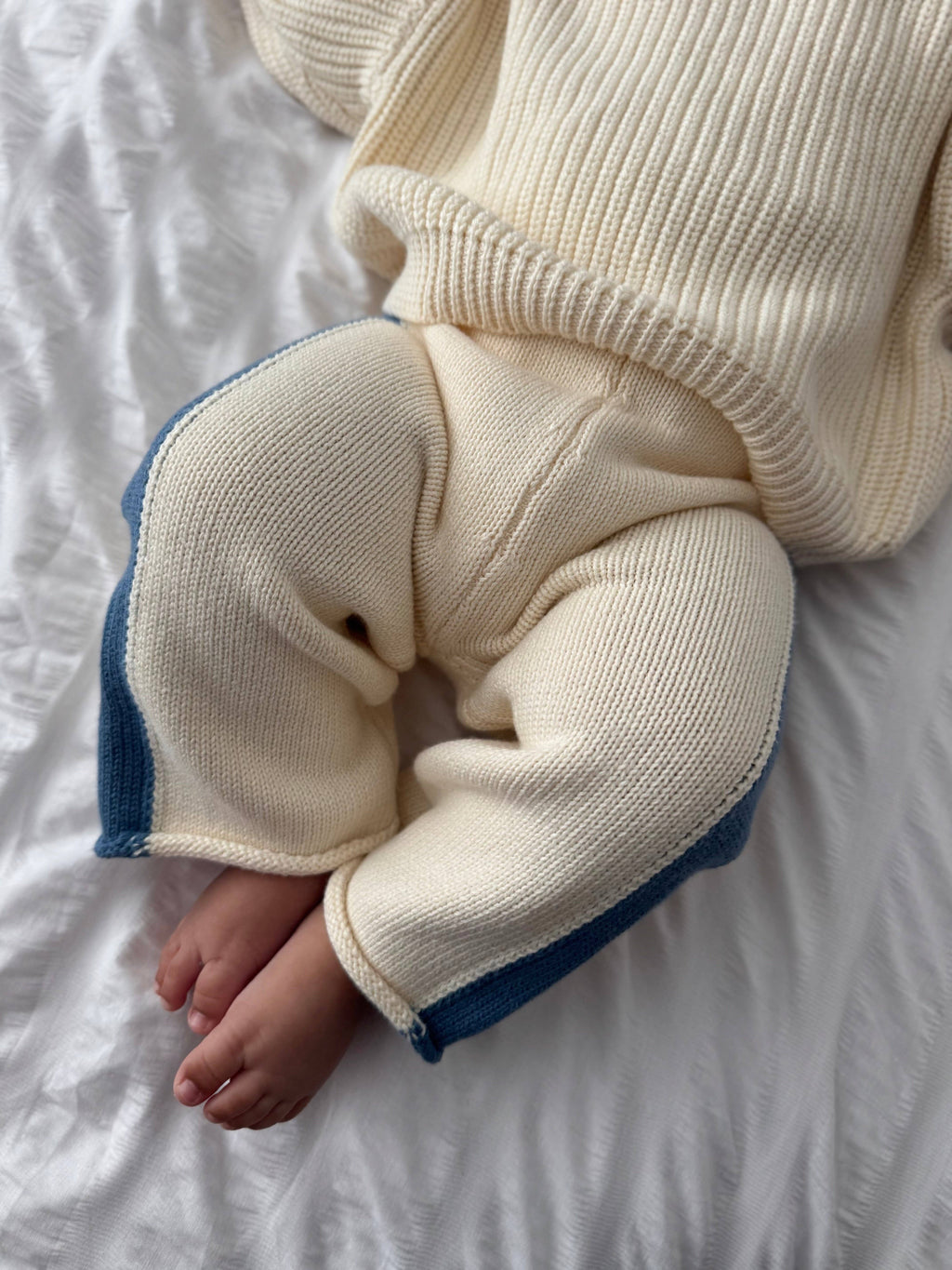 Knit Striped Pants