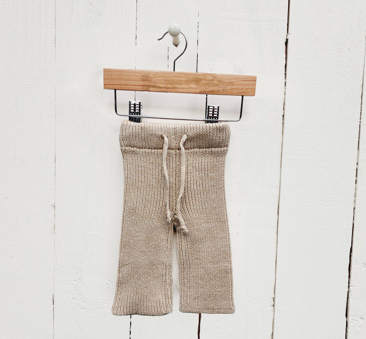 Knitted Straight Leg Pants
