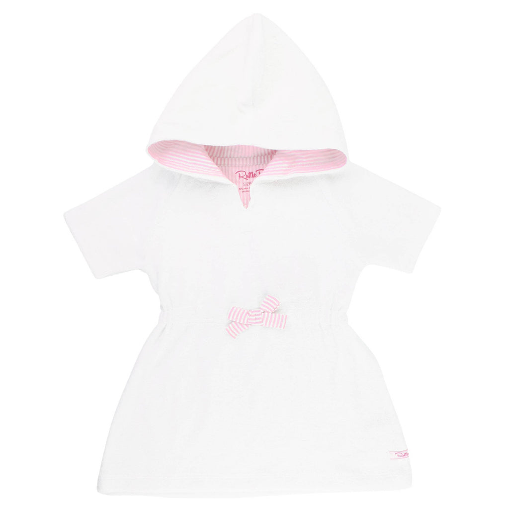 Girls White Terry Cover-Up
