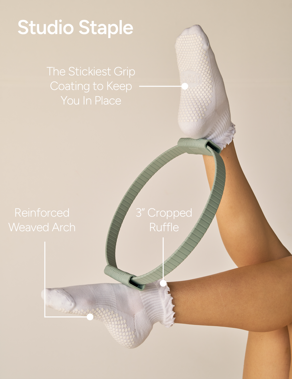 The Ruffle Grip Sock