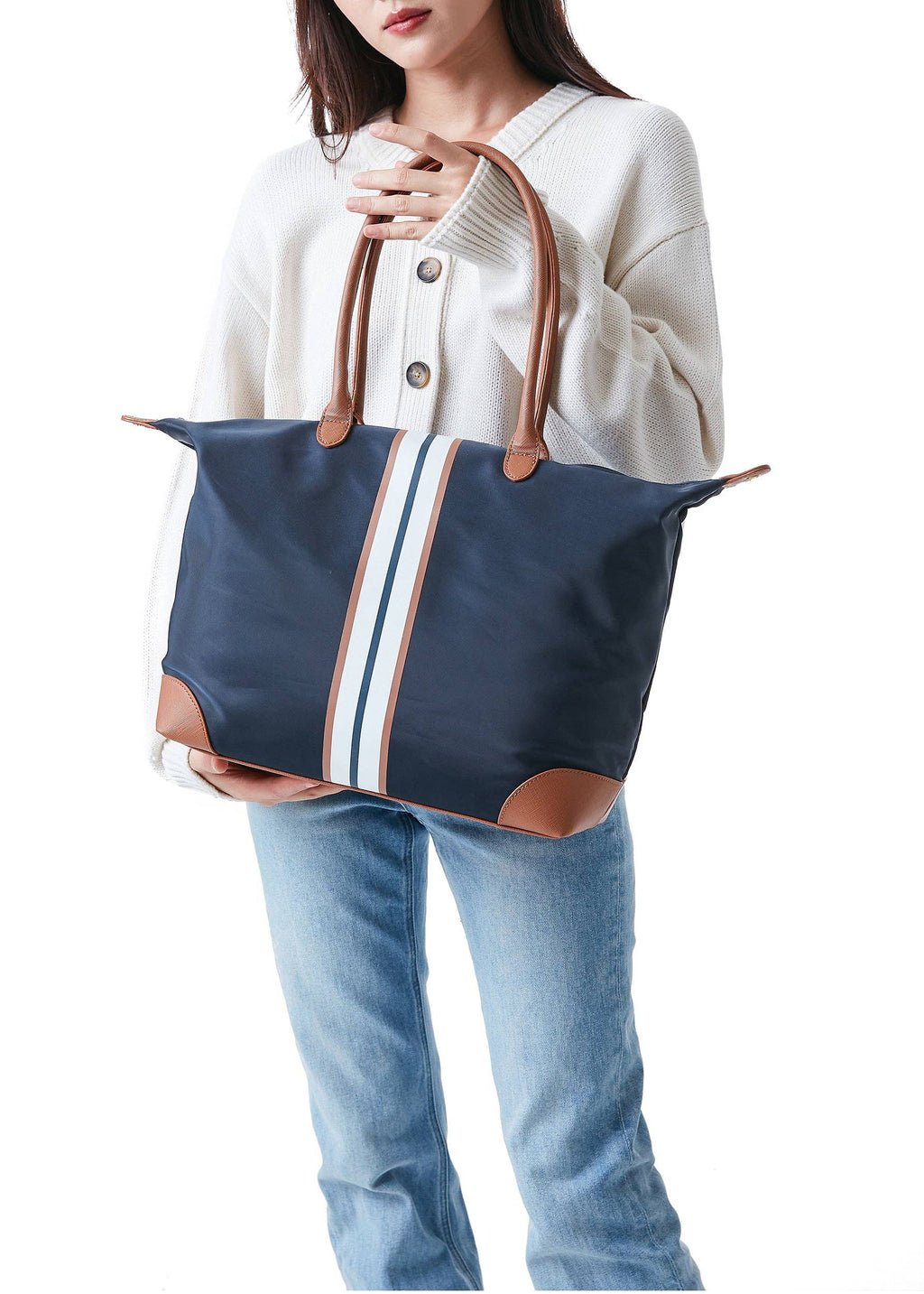 Navy Sutton Tote