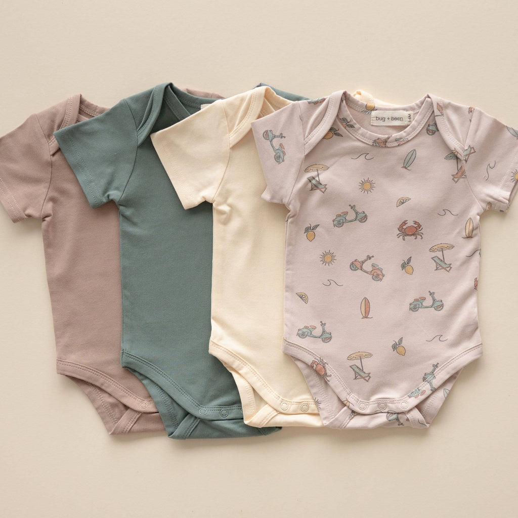 Cotton Onesie – Basil Green