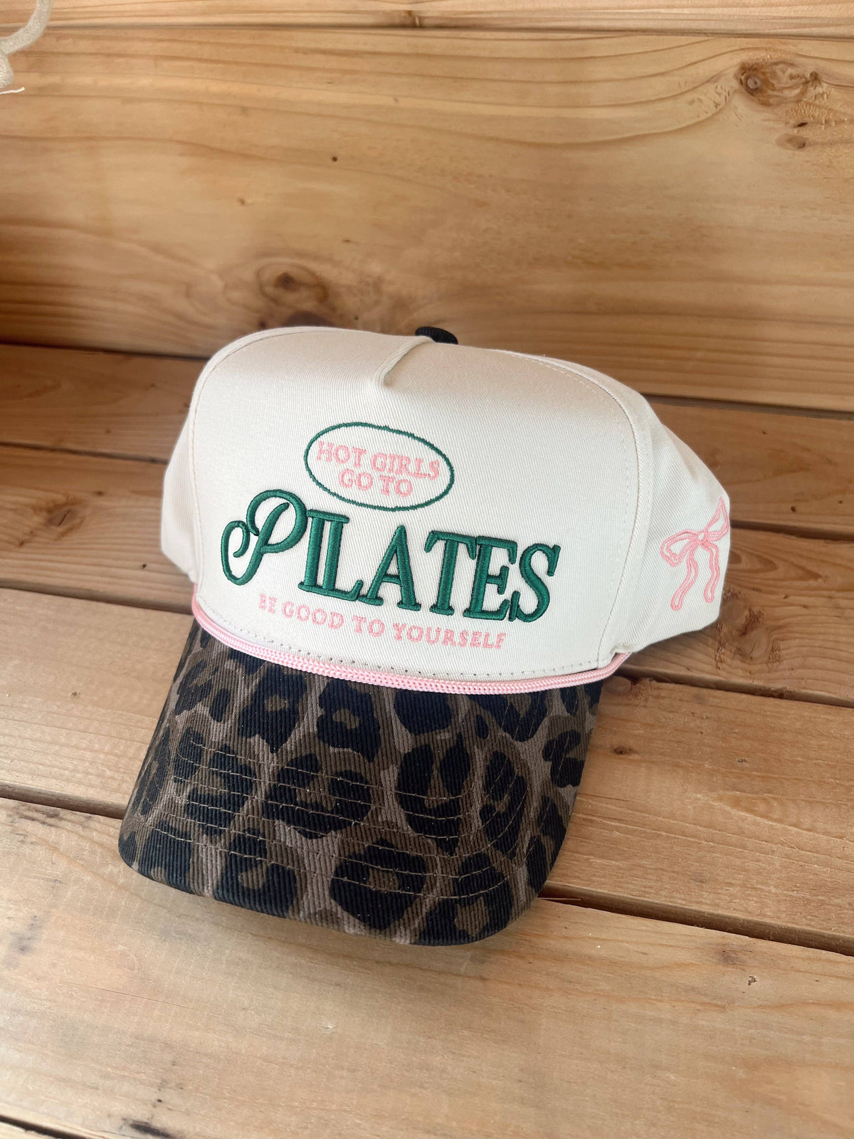 Hot Girls go to Pilates Leopard Hat