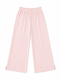 Pale Pink Striped Loungewear Pants