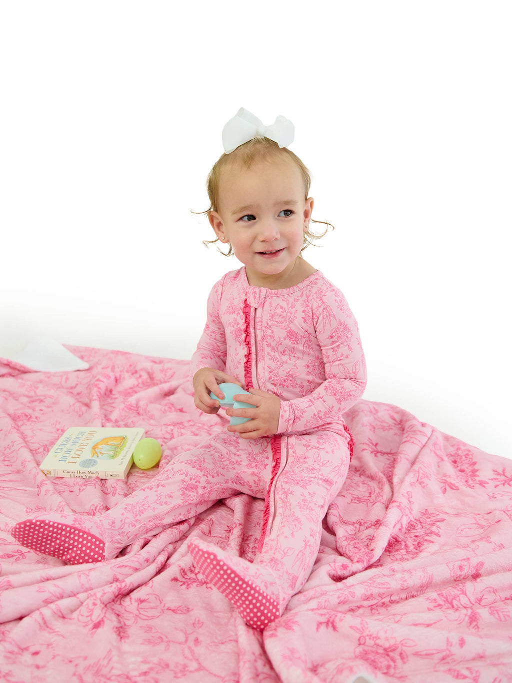 Cotton Pink Footed Onesie