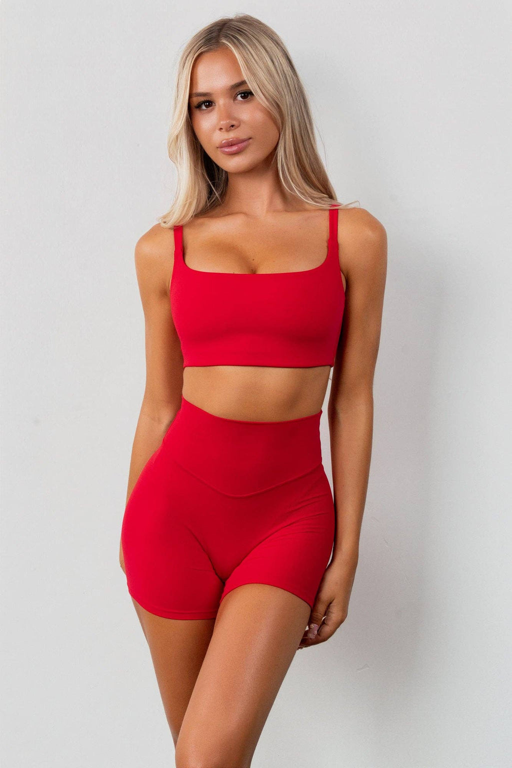 Cloud II Scoop Bra - Cherry