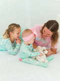 Mint Meadow Footed Onesie
