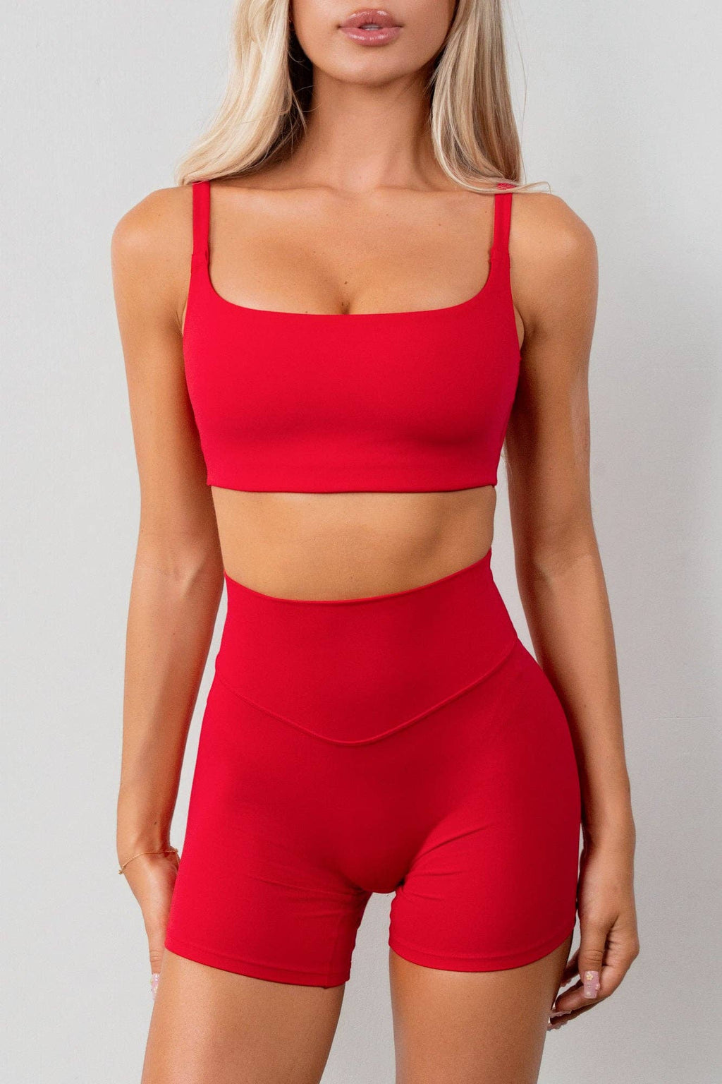 Cloud II Scoop Bra - Cherry