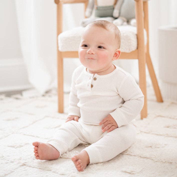 Waffle Long Sleeve Set