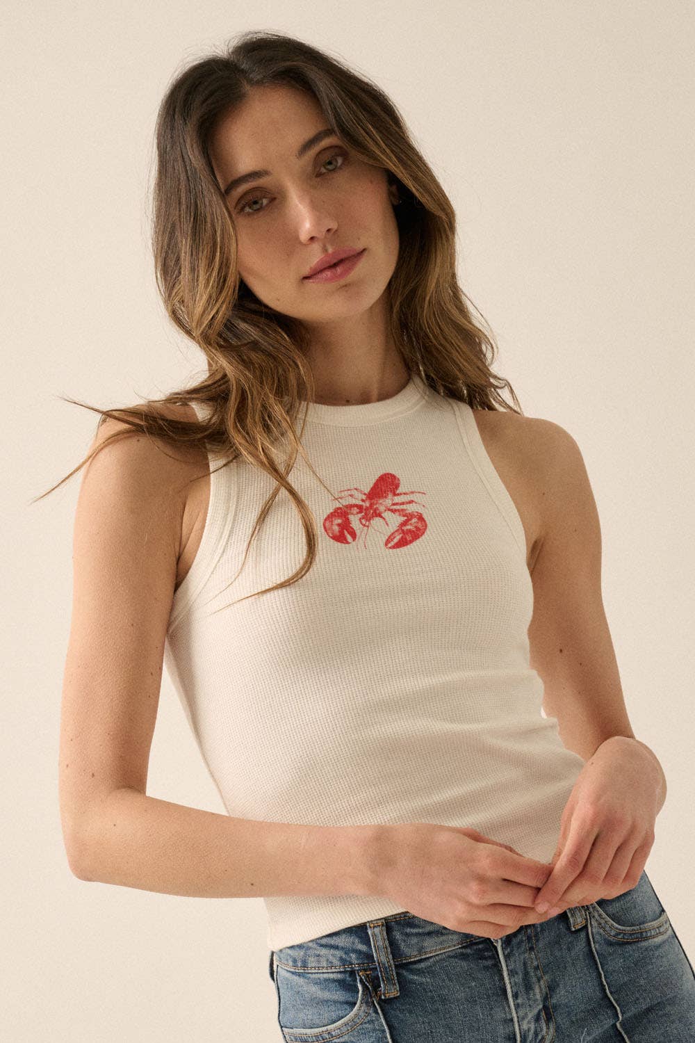 Lobster Vintage Tank