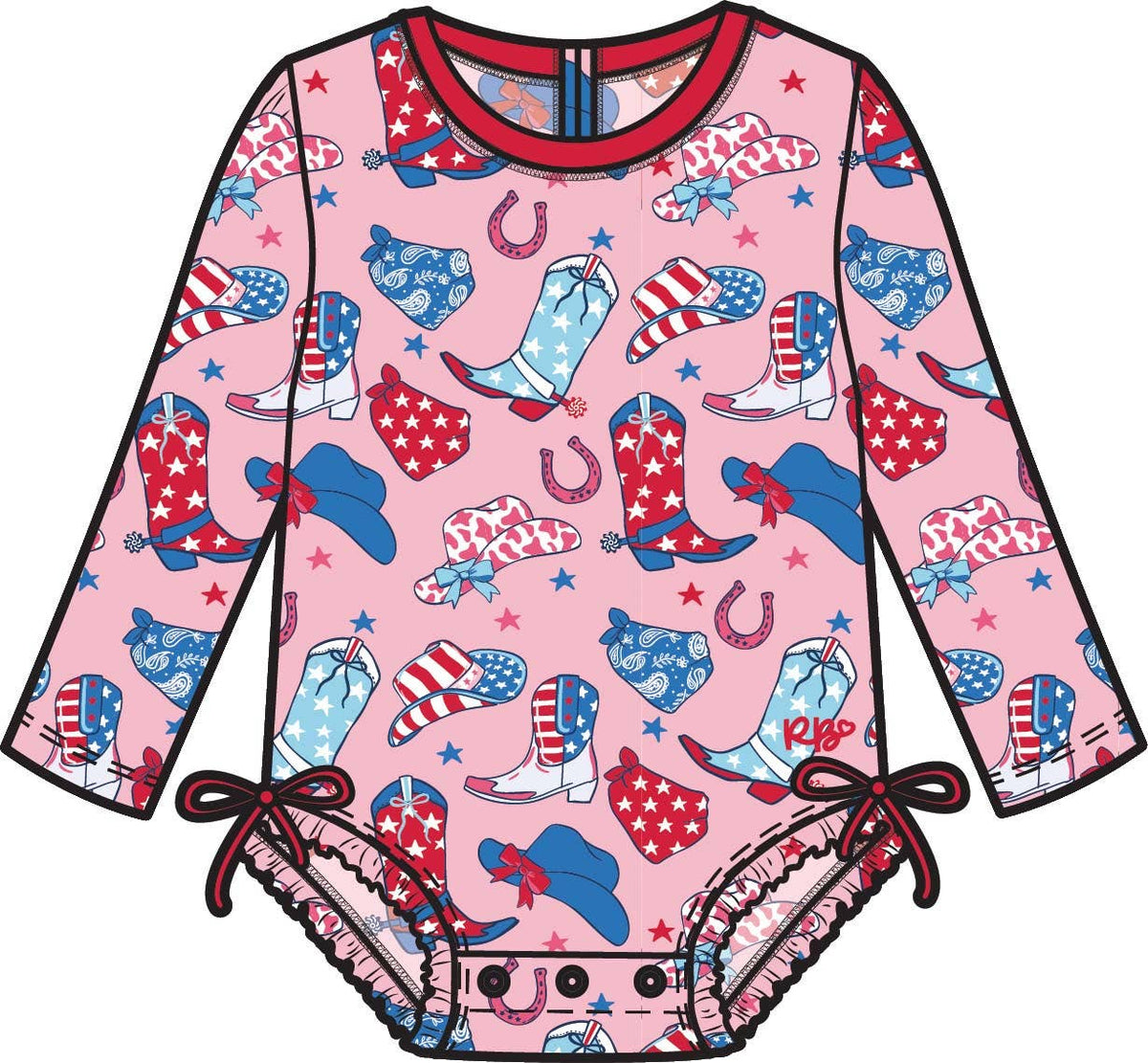 Boots and Bows Swimsuit
