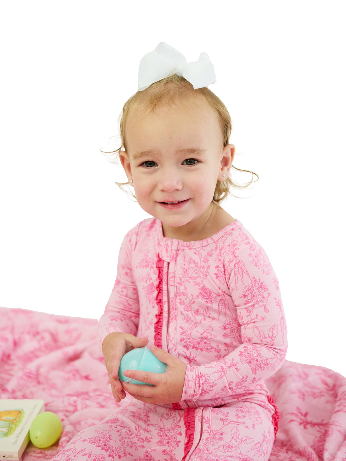 Cotton Pink Footed Onesie